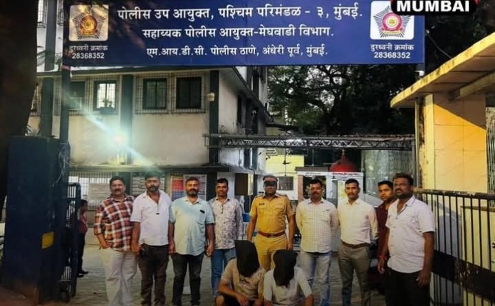 अंधेरीत पोलिसांची मोठी कारवाई! ६६ लाखांचा हायड्रो गांजा जप्त; साताऱ्यातील दोघांना बेड्या