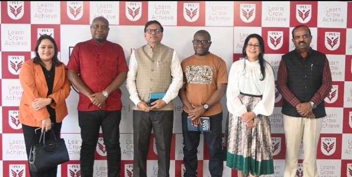 भारत-झांबिया शैक्षणिक सहकार्याला नवी दिशा; झांबिया शिष्टमंडळाची पीसीयूला भेट